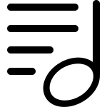Playlist SVG Icon